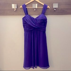 BILL LEVKOFF Designer Purple Dress!!! Size 14